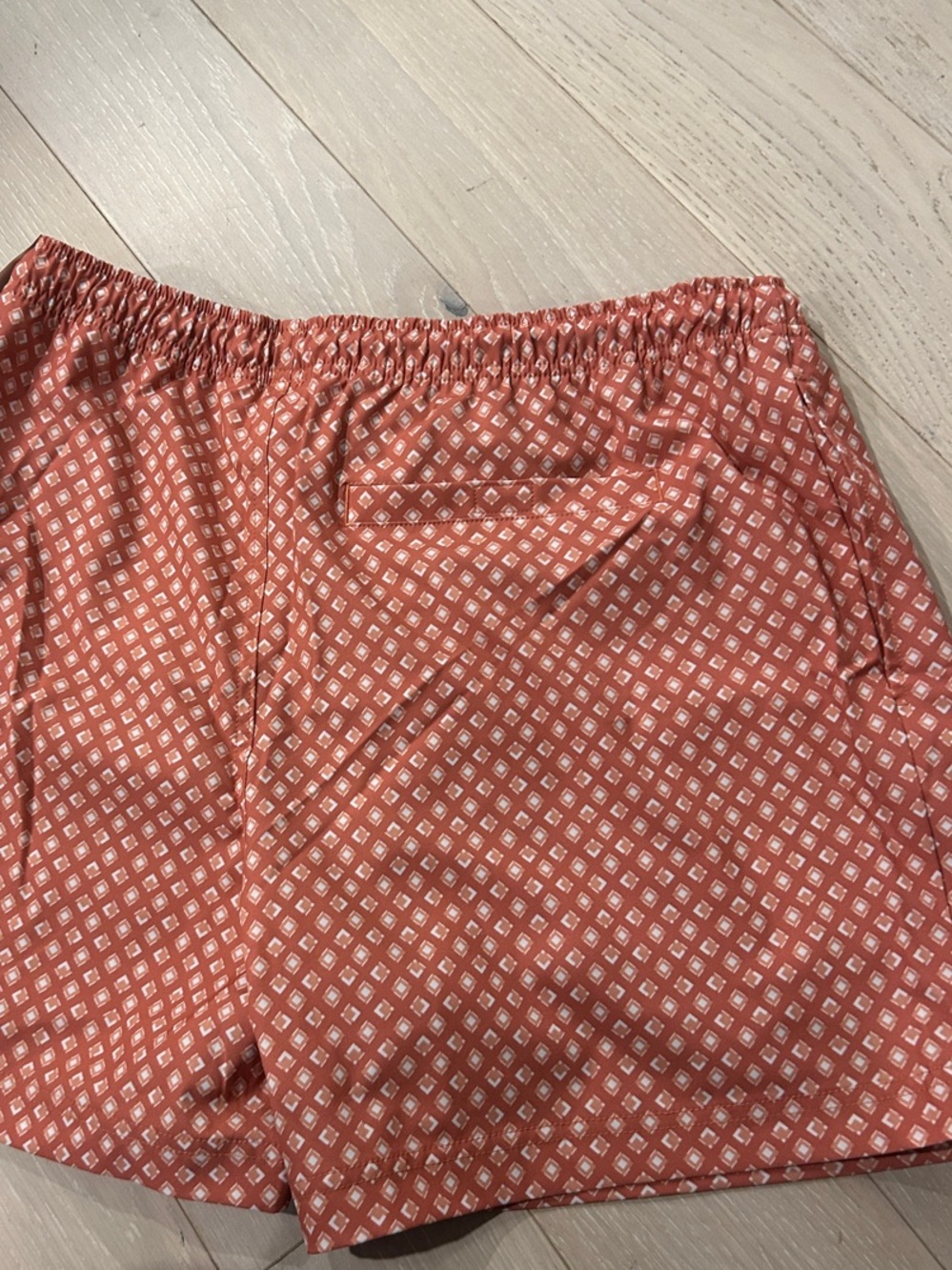 Rails Men’s Red Patterned Swim Trunks - Picture 6 of 6